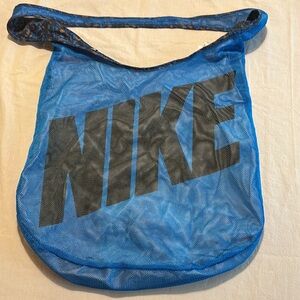 Blue Nike reversible tote bag
